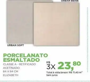 Redemac Porcelanato esmaltado classe a retificado acetinado 84 x 84 cm elizabeth oferta