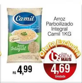 Supermercado Bem Barato Arroz parboilizado integral camil 1kg oferta