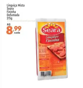 Supper Rissul Linguiça mista seara fininha defumada oferta