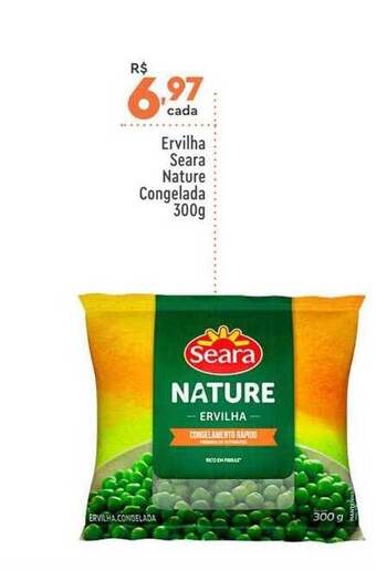 Supper Rissul Ervilha seara nature congelada oferta