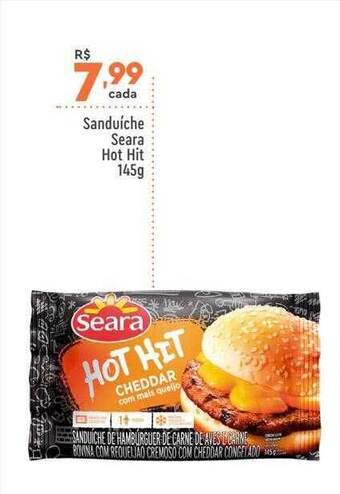Sanduíche seara hot hit