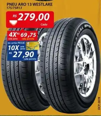 Pneu Aro 13 Westlake 175/75R13