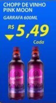 Assaí Atacadista Chopp de Vinho Pink Moon 600ml oferta