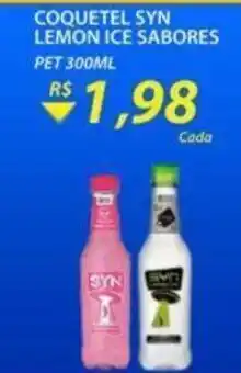 Assaí Atacadista Coquetel SYN Lemon Ice Sabores 300ml oferta