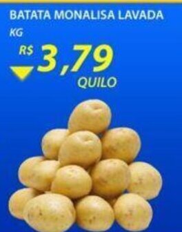 Assaí Atacadista Batata Monalisa Lavada 1kg oferta