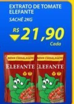 Assaí Atacadista Extrato de Tomate Elefante 2kg oferta
