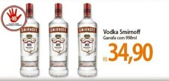 Atacadão Vodka Smirnoff 998ml oferta