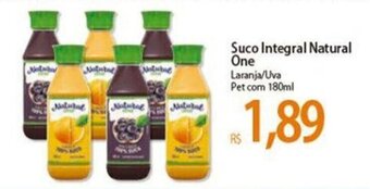Atacadão Suco Integral Natural One 180ml oferta