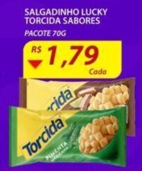 Salgadinho Lucky Torcida Sabores 70g