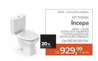 ABC da Construção Kit thema incepa 20% desconto oferta