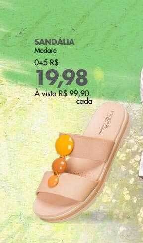 Grupo Formosa Sandália modare oferta