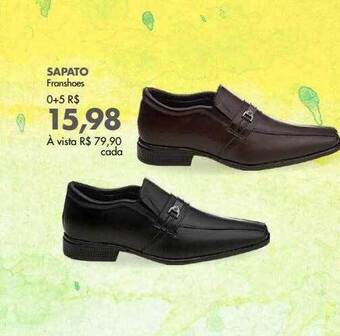 Grupo Formosa Sapato franshoes oferta