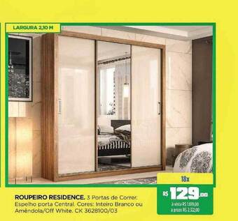 Lojas Koerich Roupeiro residence oferta