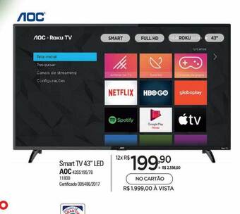 Smart tv 43