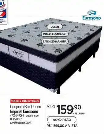 Zenir Conjunto box queen imperial eurosono oferta