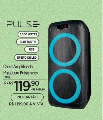 Zenir Caixa amplificada pulsebox pulse oferta