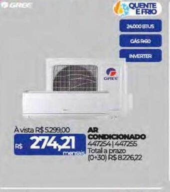 Lojas Certel Ar condicionado gree oferta