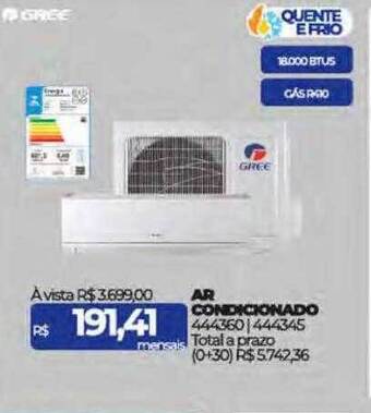 Lojas Certel Ar condicionado gree oferta