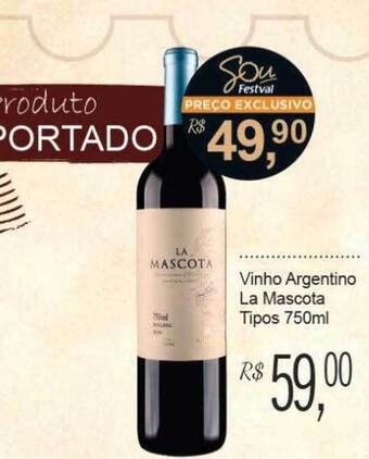 Festval Vinho argentino la mascota tipos oferta