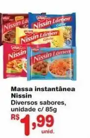 Makro Massa instantânea nissin c/85g oferta