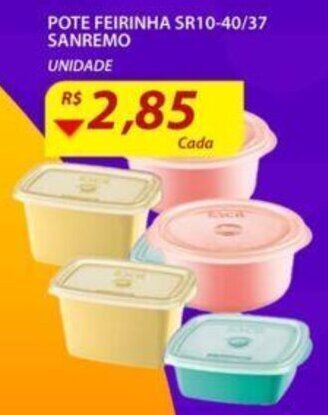 Assaí Atacadista Pote Feirinha Sanremo oferta