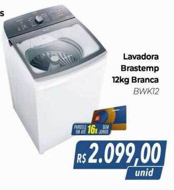 Hiper Moreira Lavadora brastemp 12kg branca oferta