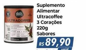 Hiper Moreira Suplemento alimentar ultracoffee 3 corações sabores oferta