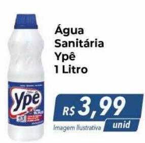Hiper Moreira Água sanitária ypê oferta