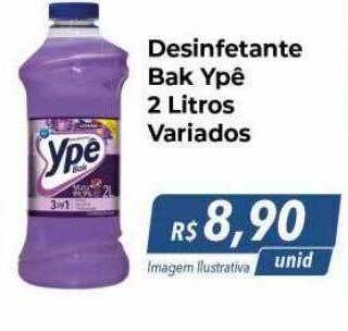 Hiper Moreira Desinfetante bak ypê 2 litros variados oferta