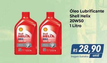 Hiper Moreira Óleo lubrificante shell helix 20w50 1 litro oferta