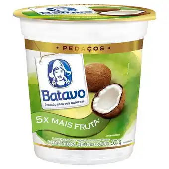 Iogurte batavo pedaços coco 500g