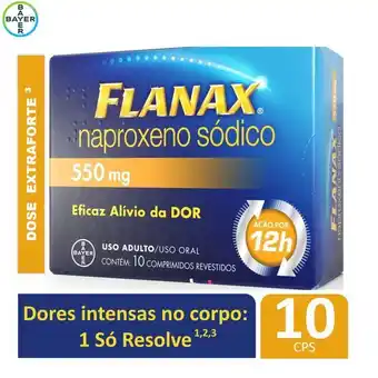 Flanax 550mg bayer dose extraforte 10 comprimidos