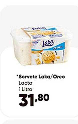 Zaffari Sorvete laka-oreo lacta oferta