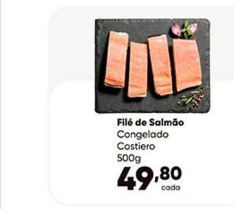 Zaffari Filé de salmão congelado costiero oferta