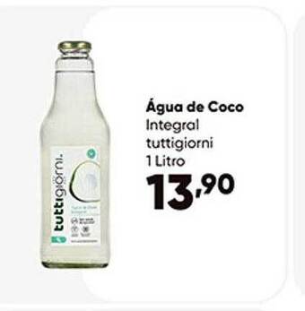 Zaffari Água de coco integral tuttigiorni oferta