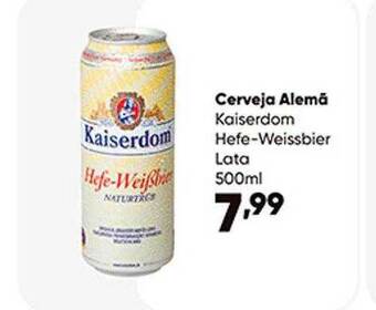 Zaffari Cerveja alemã kaiserdom hefe-weissbier lata oferta