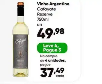 Zaffari Vinho argentino cafayate reserve oferta