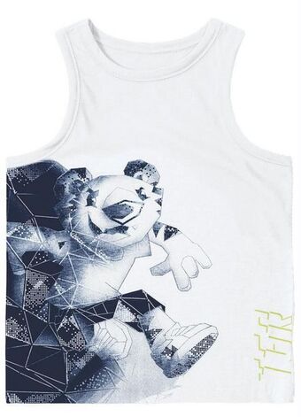 Posthaus Tigor t tigre - camiseta regata menino branca oferta