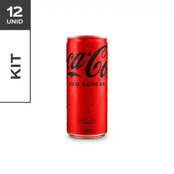 Pão de Açúcar Coca-cola sem açúcar lata 310ml - pack com 12 oferta
