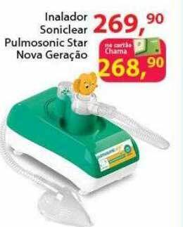 Inalador soniclear pulmosonic star nova geração