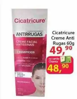 Chama Supermercados Cicatricure creme anti rugas oferta