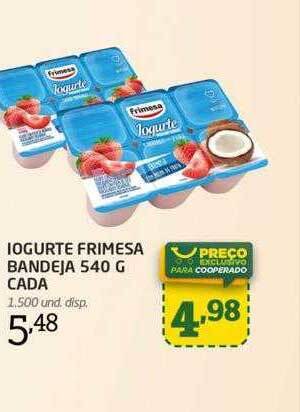 Cooper Iogurte frimesa bandeja cada oferta
