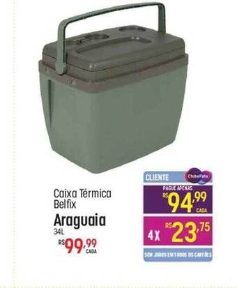 Muffato Caixa térmica belfix araguaia oferta