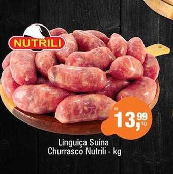 Supermercados Alvorada Linguiça suína churrasco nutrili kg oferta