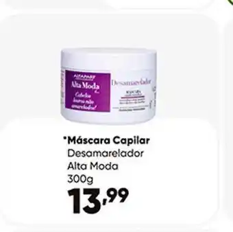 Máscara capilar desamarelador alta moda