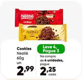 Zaffari Cookies nestlé leve 4 pague 3 oferta