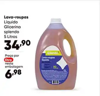 Zaffari Lava-roupas liquido glicerina splendo 5 litros oferta
