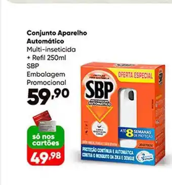 Conjunto aparelho automático multi-inseticida + refil sbp