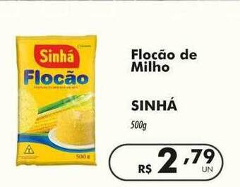 Irani Supermercados Flocão de milho sinhá oferta