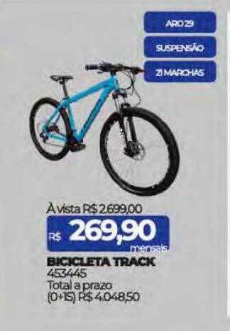Lojas Certel Bicicleta track oferta